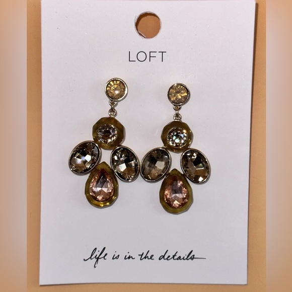 LOFT ๐ Pierced Earrings (3sets) with LOFT Jewelry Box, All NWT - Picture 10 of 15